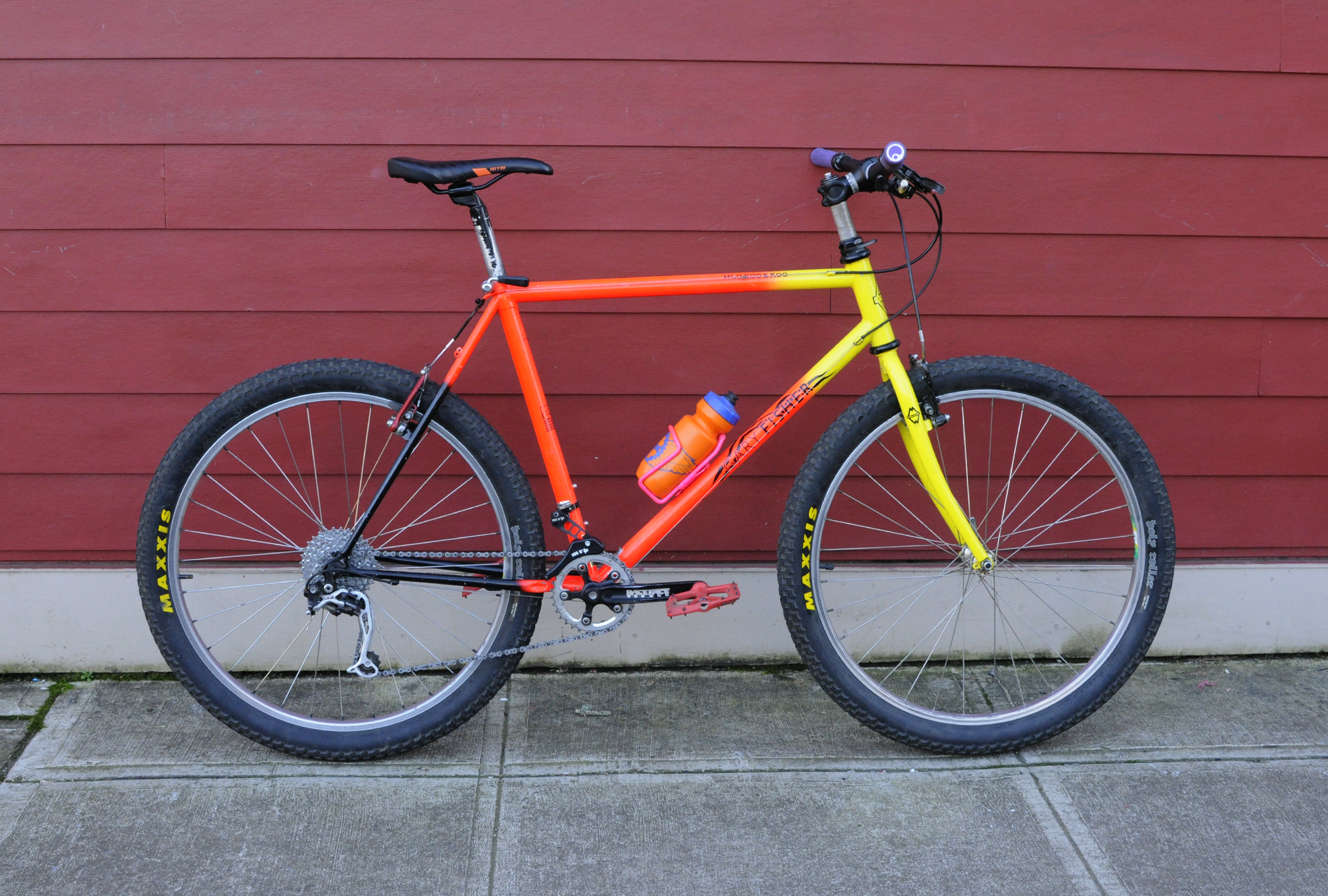 orange gary fisher mountain bike